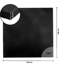 Heavy-Duty Floor Mat inSPORTline Proteko Plus 100 x 100 x 4 cm