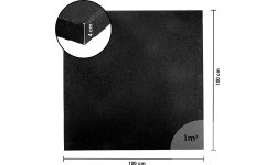 Heavy-Duty Floor Mat inSPORTline Proteko Plus 100 x 100 x 4 cm