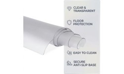 Transparent Exercise Equipment Mat inSPORTline Proteko Clear 255 x 65 x 0.15 cm