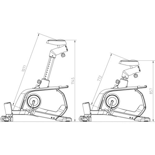 M1844i ELECTROMAGNETIC BIKE HMS PREMIUM