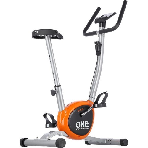 Treniruoklis dviratis One Fitness RW3011, sidabrinis-oranžinis