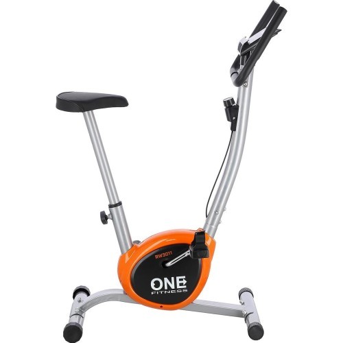 Treniruoklis dviratis One Fitness RW3011, sidabrinis-oranžinis