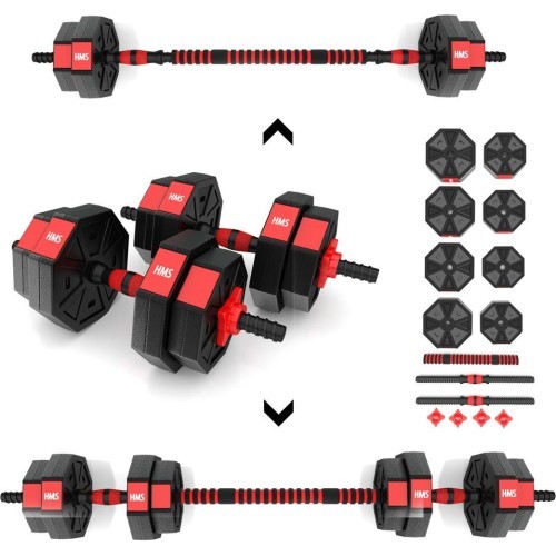 SGC20  BARBELL AND DUMBBELLS COMPOSITE HMS - 15 kg