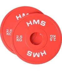 CBRS05  OLYMPIC BUMPER PLATE HMS - 2 x 2,5 kg