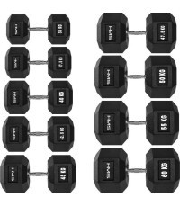 HEX PRO DUMBBELL HMS - 45 kg