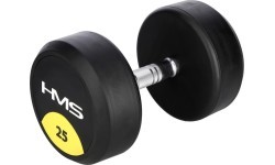 Обрезиненная гантель HG PRO HMS - 25 kg