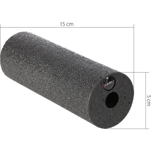 Массажный ролик HMS FS116 Black, 15 cm