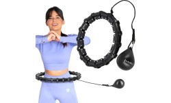 HHW02 HULA HOP BLACK WITH WEIGHT HMS