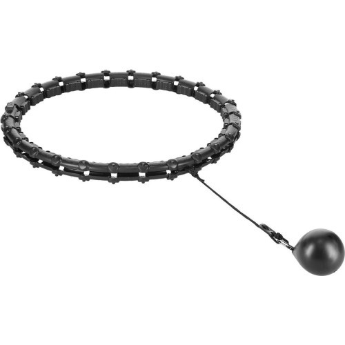 HHW11 PLUS SIZE HULA HOOP BLACK WITH WEIGHT HMS