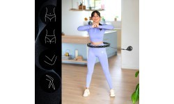 HHW11 Plus Size черный хулахуп с грузом HMS