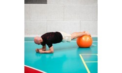 YB02 NEW 55CM ORANGE GYM BALL HMS