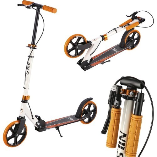 HM0107 WHITE-ORANGE SCOOTER NILS EXTREME