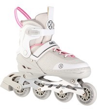 NH18188 2IN1 IN-LINE SKATES/HOCKEY ICE SKATES - Grey-Pink