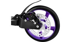 Фиолетовый самокат Nils Extreme HM124T с дисковым тормозом
