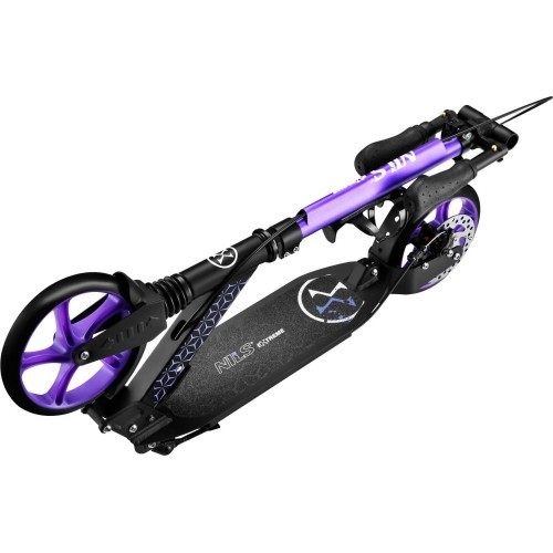 Violetinis paspirtukas Nils Extreme HM124T su diskiniu stabdžiu