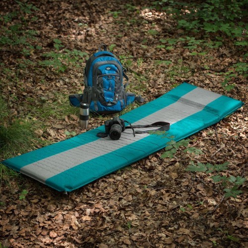 NC4340 TURQUOISE-GREY SELF-INFLATING MAT NILS CAMP