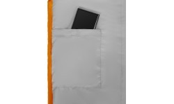 NC1705 SLEEPING BAG ULTRA LIGHT GRAY-ORANGE NILS CAMP