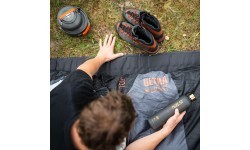 NC1705 SLEEPING BAG ULTRA LIGHT GRAY-ORANGE NILS CAMP