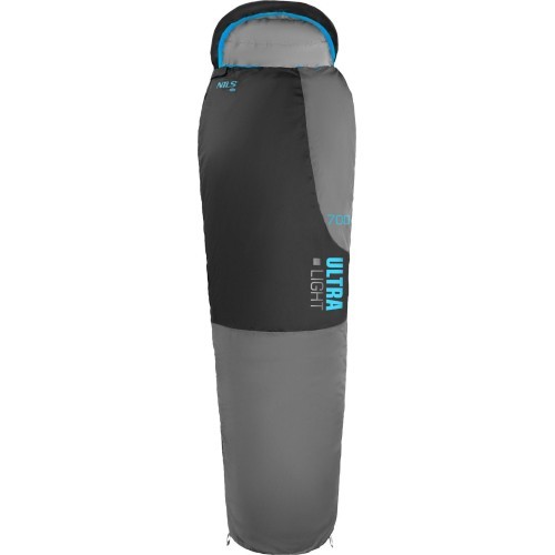 NC1705 ULTRA LIGHT SLEEPING BAG BLACK AND MINT NILS CAMP