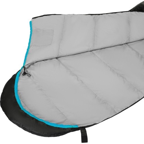 NC1705 ULTRA LIGHT SLEEPING BAG BLACK AND MINT NILS CAMP