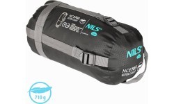 Ультралегкий спальный мешок NC1705 черно-мятный NILS CAMP