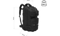 NC3902 Ranger taktine kuprinė, juoda, 45 l, Nils Camp