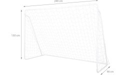BR240P 2in1 SOCCER GOAL WITH NET AND TARGET PANEL NILS