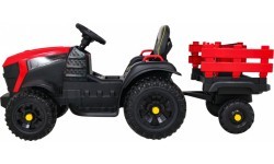 Tractor Titanium With Trailer Red