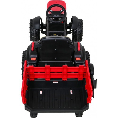 Tractor Titanium With Trailer Red