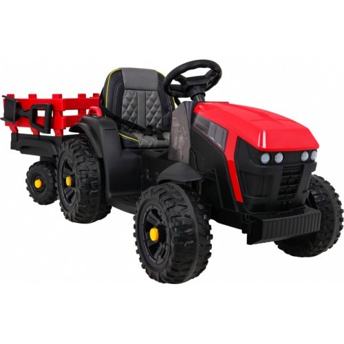 Tractor Titanium With Trailer Red