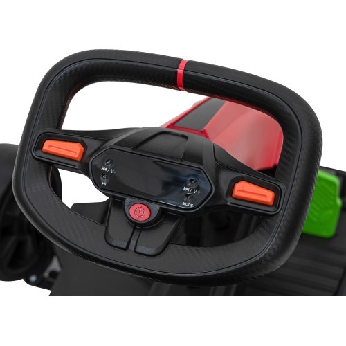 Gokartas Fast 3 Drift, raudonas