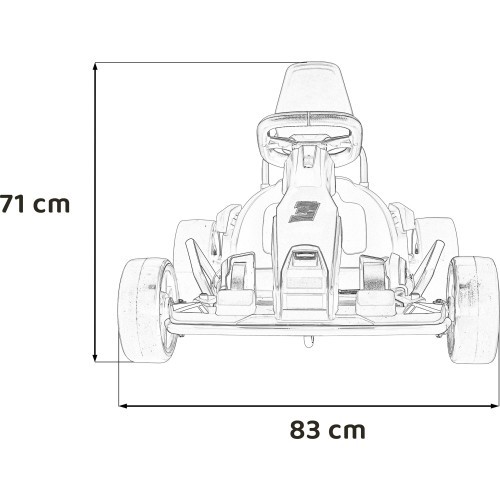 Gokart Fast 3 Drift vehicle Red