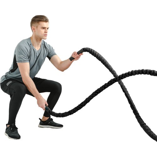 Treniruočių virvė inSPORTline WaveRope Base 4x900 cm