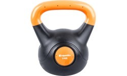 Виниловая гиря с цементным наполнителем inSPORTline Vin-Bell Dark 8 кг