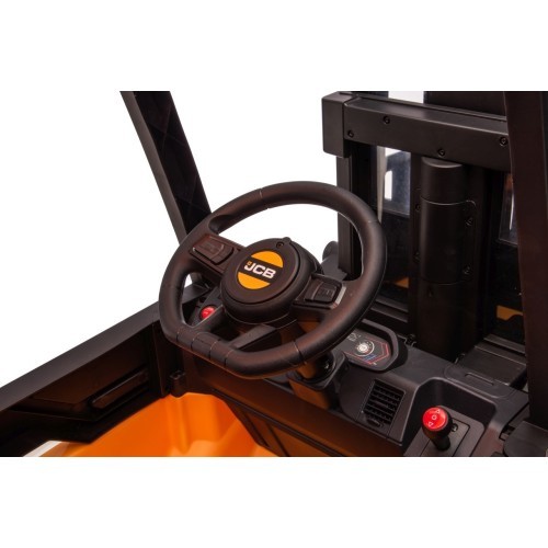 Погрузчик JCB, жёлтый