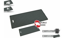 Ketaus dvipusė plokštė ETAGE 450x205 mm
