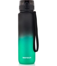 Sportinė gertuvė Meteor 1000 ml tamsiai žalia - Juoda / Žalia