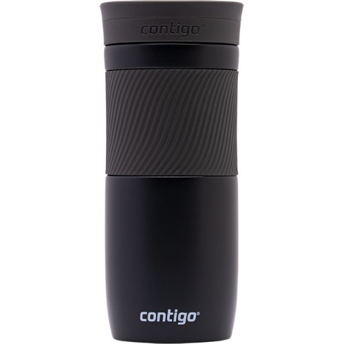 Дорожная термокружка с вакуумной изоляцией Contigo Byron Matte Black 470 мл CON2095663