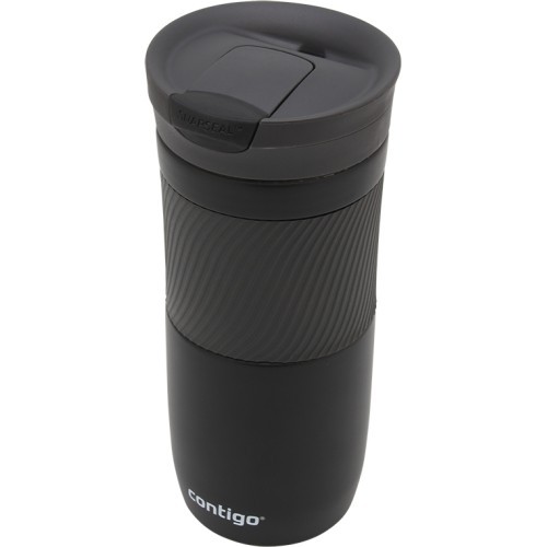Kelioninis termopuodelis su vakuumine izoliacija Contigo Byron Matte Black 470 ml CON2095663
