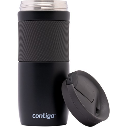 Дорожная термокружка с вакуумной изоляцией Contigo Byron Matte Black 470 мл CON2095663