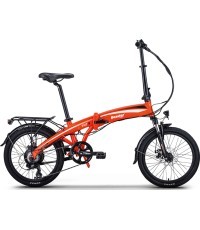 Elektrinis dviratis Beaster BS115O, 250 W, 36 V, 8,8 Ah, oranžinis, sulankstomas