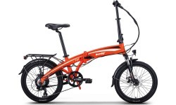 Elektrinis dviratis Beaster BS115O, 250 W, 36 V, 8,8 Ah, oranžinis, sulankstomas