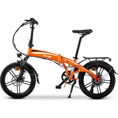 Elektrinis dviratis Beaster BS29B, 250 W, 36 V, 8,8 Ah, oranžinis, sulankstomas