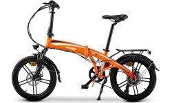 Elektrinis dviratis Beaster BS29B, 250 W, 36 V, 8,8 Ah, oranžinis, sulankstomas