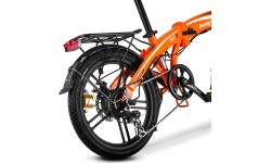 Beaster BS29B Electric Bike, 250 W, 36 V, 8.8 Ah, Orange, Folding
