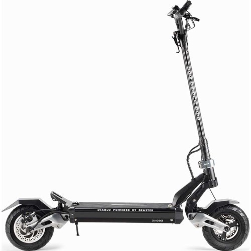 Elektrinis paspirtukas Beaster Scooter Diablo, 1000 W, 60 V, 20.8 Ah, skirtas bekelei
