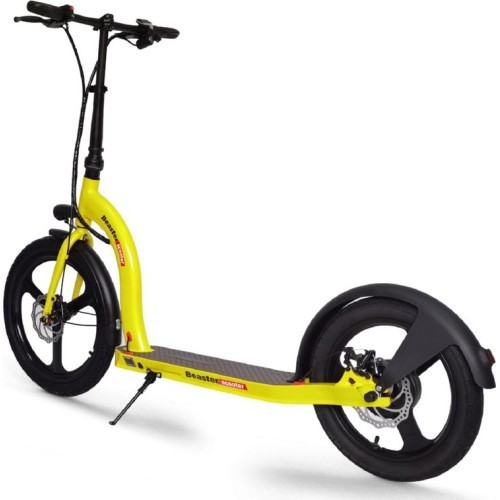 Elektrinis paspirtukas Beaster Scooter VOYAGER, 350 W, 36 V, 10 Ah, geltonas