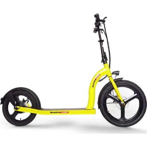 Elektrinis paspirtukas Beaster Scooter VOYAGER, 350 W, 36 V, 10 Ah, geltonas