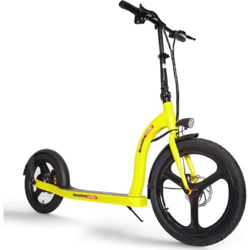 Elektrinis paspirtukas Beaster Scooter VOYAGER, 350 W, 36 V, 10 Ah, geltonas