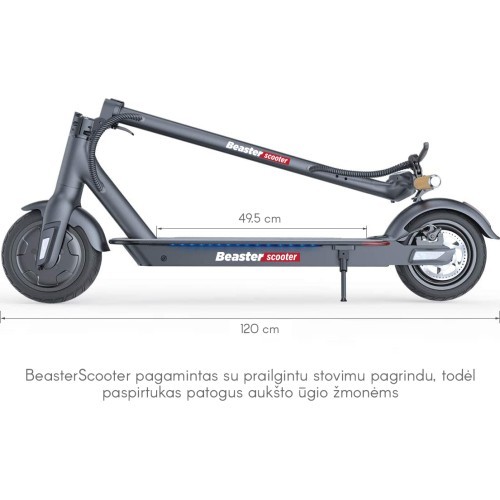 Beaster Scooter BS06BL electric scooter 350 W, 36 V, 8 Ah, black